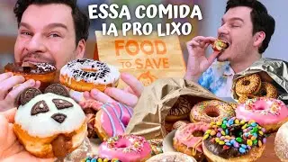 DONUTS DO FOOD TO SAVE / O QUE VEIO NA SACOLA MISTERIOSA ? Vale a pena?