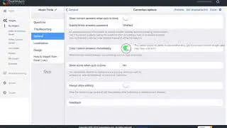 TUTORIAL how to use the settings for quiz widget
