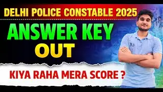 SSC Delhi Police Answerkey out 🔑 my score ?#delhipolice #cgl #ssc #sscgd #sscmts 