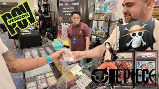 MADE MY BIGGEST SALES YET | PICKED UP A GOD PACK!  | One Piece Vendor POV | Santa Clara Card Show