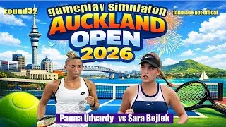 Auckland Open | Panna Udvardy   vs Sara Bejlek  | [5 JAN 2026] | Gameplay Simulation