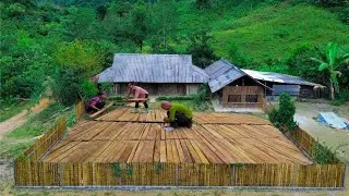 Building a solid fence: installation steps &the whole family's cooperation tocomplete the fence