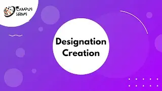 How to Create Designations in CAMPUS HRMS | RFCHH Software Tutorial