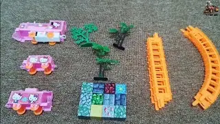 Railking Trainset ASMR - Hello Kitty Build Coconut Trees