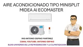 AIRE ACONDICIONADO TIPO SPLIT MIDEA AI ECOMASTER