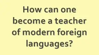 MFL Teacher and Subject Leader
