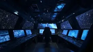 Brown Noise | Cockpit of an intergalactic Spacecraft 4K