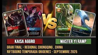 GRAN FINAL 🔴🔵 Kaisa vs Master Yi 🟢🟠 | El Clasicaso de Riftbound