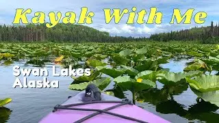 Kayak With Me! Alaska Kayaking Adventure Through A Lily Pad Lake | Swan Lake Canoe Route