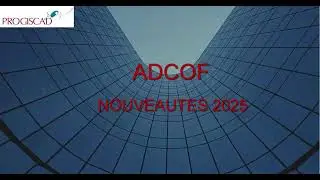Nouveautés ADCOF 2025