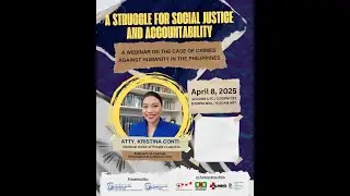 A Struggle for Social Justice and Accountability (Crimes Against Humanity in the Philippines)