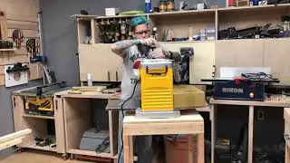 Видеоблог о деревообработке: распаковка и сборка рубанка Dewalt 734