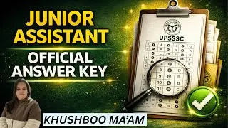 UPSSSCJUNIOR ASSISTANAT|OFFICIAL ANSWER KEY|#rankersnama#polity#upsssc#onedayexams