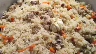 Asian Plov/Rice with meat 