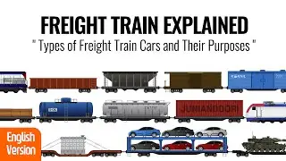 Freight Train Cars Explained : Types of Freight Train Cars and Their Purposes
