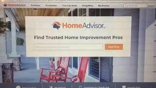 My HomeAdvisor experience