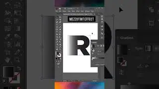 🔥 C&oacute;mo crear el efecto Mezzotint en Illustrator: &iexcl;Un truco f&aacute;cil para texturizar! #shorts #viral