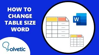How to Change Table Size Word