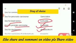 Drug of choice for disease  #norcet #mcq #bpcchn class