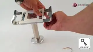 TSCK2 soporte metalico seguridad antirrobo para iPad y tabletas de 7 a 11 pulgadas