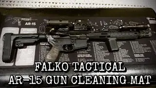 Тактический коврик для чистки оружия FALCO AR15 | Обзор продукта