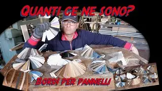 Incollare i Bordi sui pannelli con colla a contatto e rifinirli a mano.