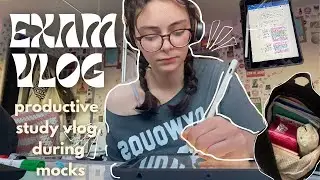 SCHOOL VLOG 🧸 *opening mocks results, studying, year 11 GCSEs* 📑⭐️