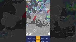 European Weather | ECMWF Model Precipitation Thursday - RainStorms In Europe #weather #news #map