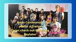 Press Conference Poster dan Trailer AManda Manopo kk dari fajar Sadboy Check Out Sekarang, Pay Later