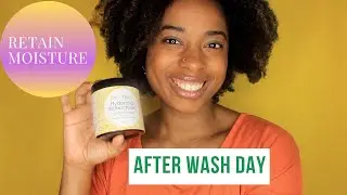 HOW I MOISTURIZE MY NATURAL HAIR AFTER WASH DAY -  DaibyDai Hydrating Buttercream DEMO