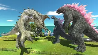 Kaiju Battle: Godzilla Team VS Venosaur Team in ARBS