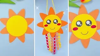 How to make SUN wall hanging || Room Decor Ideas #DIY #Shorts