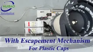 Huibao Automation-Vibratory Parts Bowl Feeder Machine For Small Caps with Pick-up Mechanism