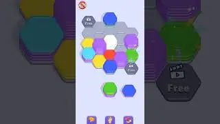 Mastering Hexa Sort color puzzle game #puzzle #hexasort #games