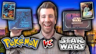 Pokemon vs Star Wars - Phantasmal Flames ETB & 2025 Hyperspace Box Battle!