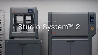 Studio System 2: 3D-печать металлом в офисе всего за 2 шага. Печать. Спекание.