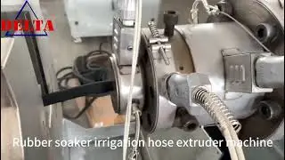 soakaway rubber irrigation soaker pipe extruder machine