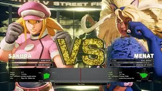 Street Fighter V Gameplay: Sakura vs Menat