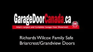 Garage Doors Richards Wilcox Family Safe Briarcrest Grandview
