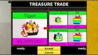 INSANE Trade! Tiger Fruit in Blox Fruits 😱🔥