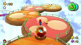 Super Mario Galaxy 2 - Специальный мир S, Mario Squared и Галактики Rolling Coaster (геймплей, ча...