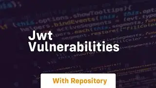 Jwt vulnerabilities
