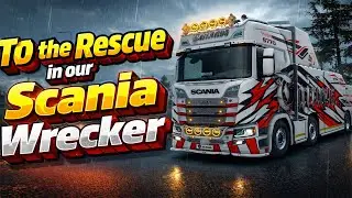 Безумная сборка эвакуатора Scania! 🚛💥 Ультрареалистичная графика (PNG + Snowymoon)