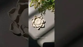 how to make lotus with clay🪷#diy #flowers #clay #jewellery #handmade #making #shorts #viralshort #yt