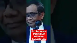 pro dan kontra pernyataan Mahfud MD.