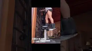 Subida no banco com caneleiras - @rosaavict