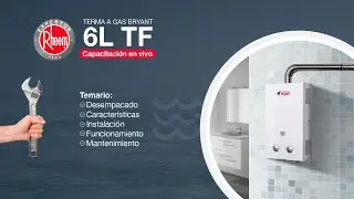 Expertos Rheem - Termas a Gas 6L de Tiro Forzado