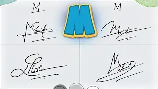 Most Unique M Signature Style | Beautiful Signature Style | #signature #handwriting 