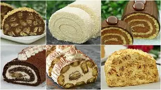 Prajituri pentru Revelion - Rulada cu crema - 6 retete simple cu albusuri sau cu ingrediente putine