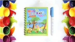 Relaxing Learning: How to Color a Magic Book Page | Mini Artist Coloring Tutorial
